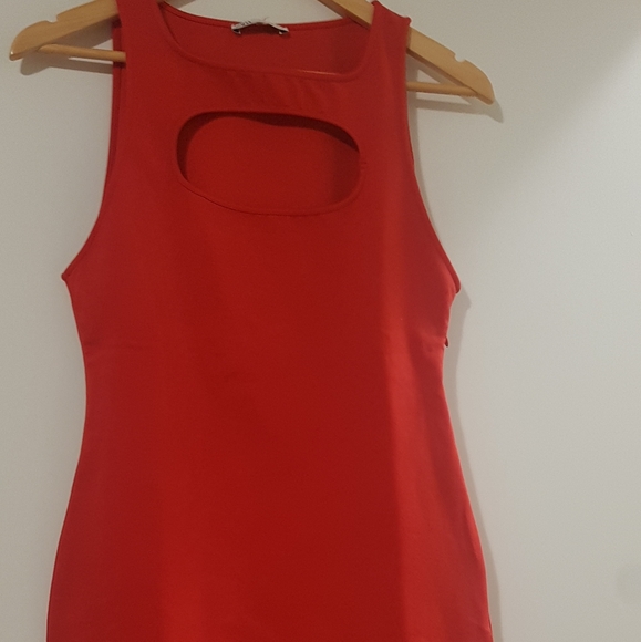 Rockin Red Mini Dress - Picture 3 of 4